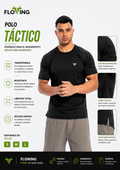 Polo Táctico Hombre FLOWING – Alto Rendimiento