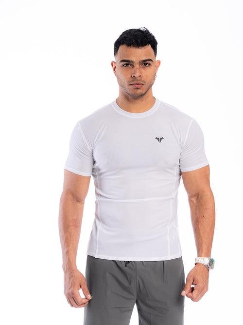 Polo Compresor Hombre FLOWING – Alto Rendimiento